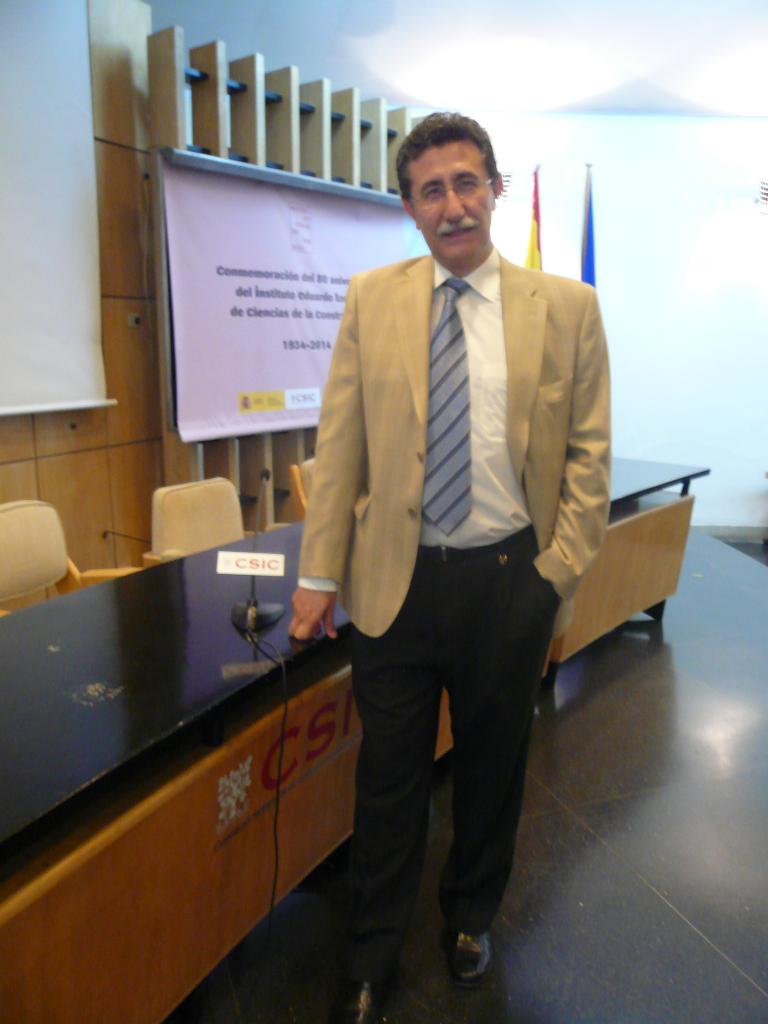 Alejandro Sansegundo en Instituto Eduardo Torroja