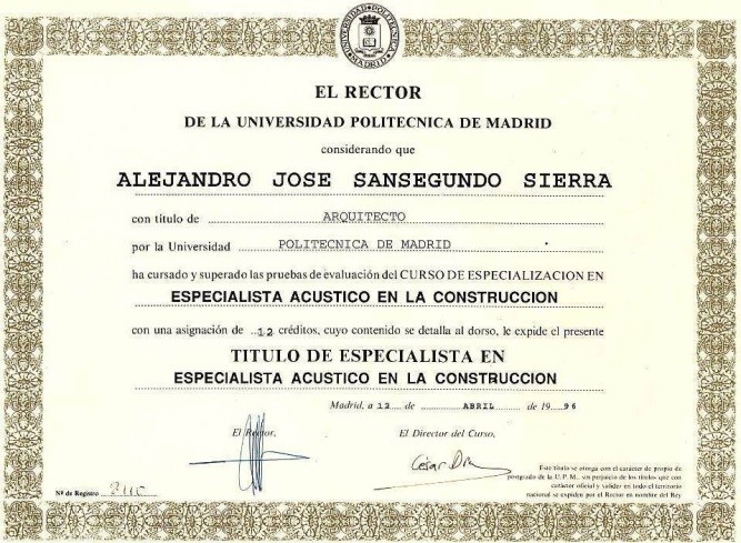 Acstica Sansegundo